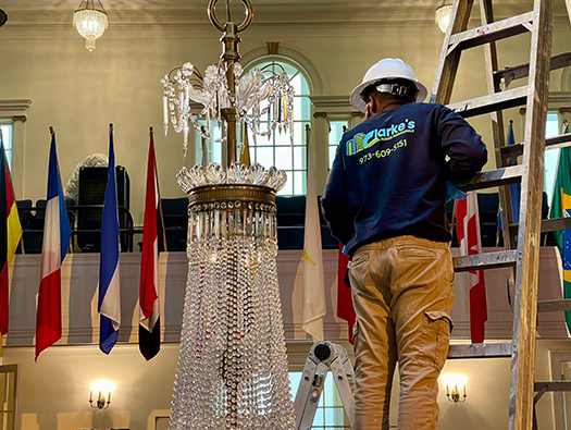 Clarke's-chandelier-cleaning-services
