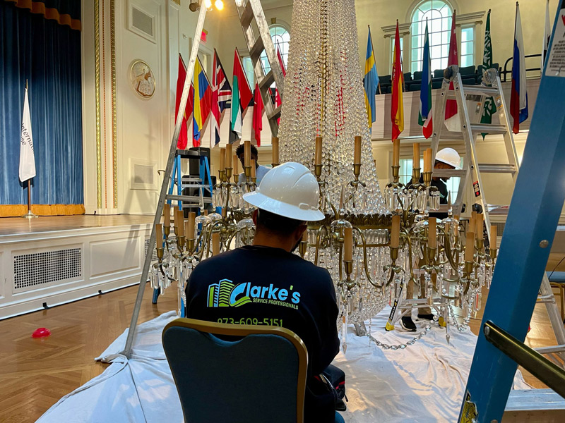 chandelier cleaning service in New York & New Jersey
