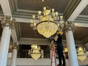 Read more about the article Right Chandelier Cleaning in NYC Can Make a Room More Beautiful